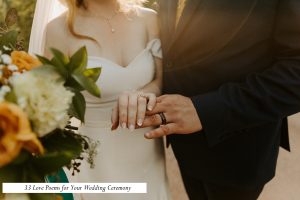 33 Love Poems for Your Wedding Ceremony
