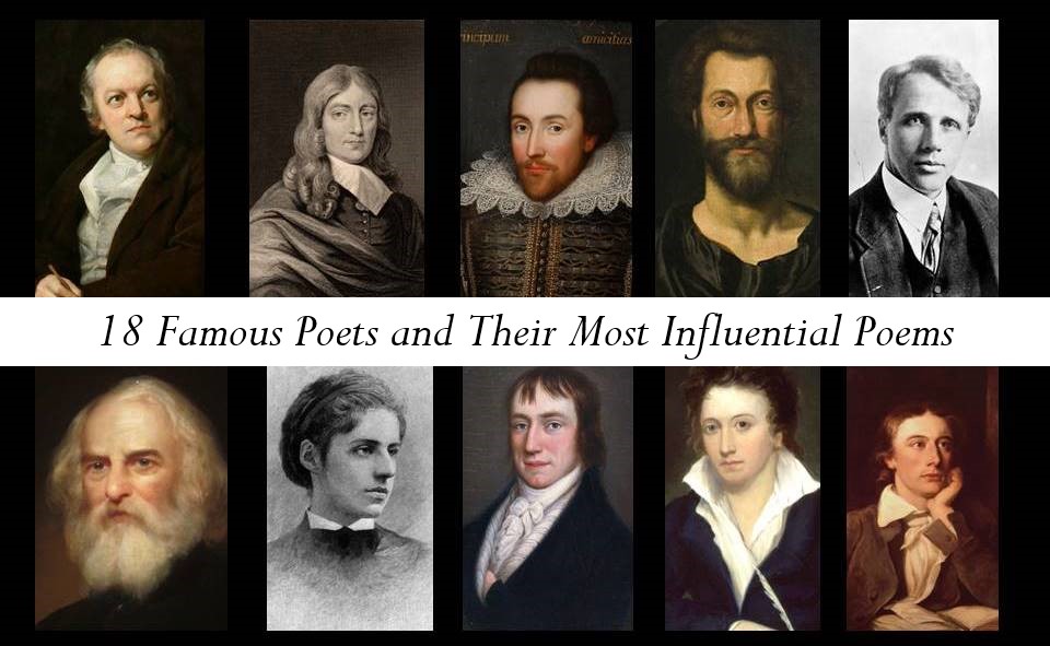18 Famous Poets and Their Most Influential Poems